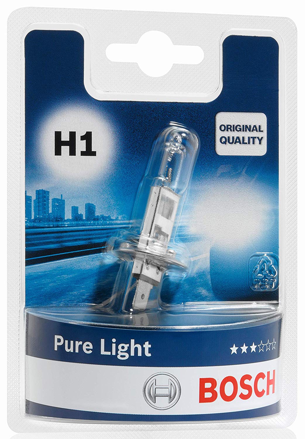 Halogeeni poltin BOSCH PURE LIGHT 12V H1 55W