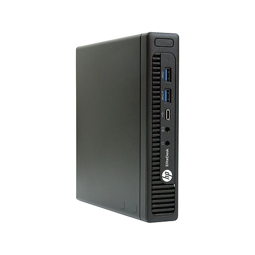 HP EliteDesk 800 G2 Refurbished Desktop Computer, Intel i5-6500T, 8GB RAM, 240GB SSD