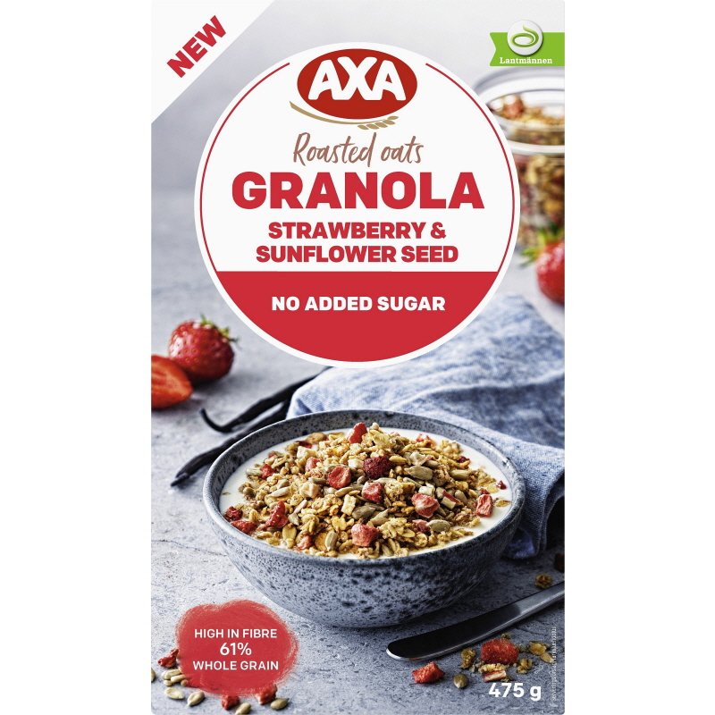 Granola Strawberry & Sunflower Seed - 12% rabatt