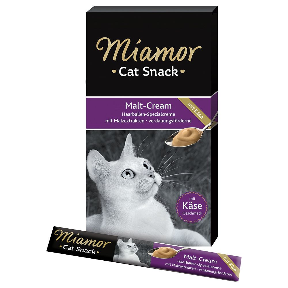 Miamor Cat Snack Malt-Cream & Cheese - Saver Pack: 24 x 15g