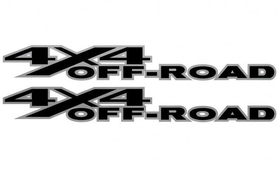 Pair 4x4 Off-Road Dodge Ram Truck Bed Stickers Decals-T-8