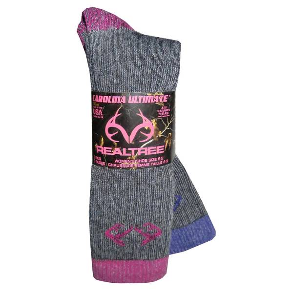 Realtree Women's Heavyweight Wool Blend Boot Socks