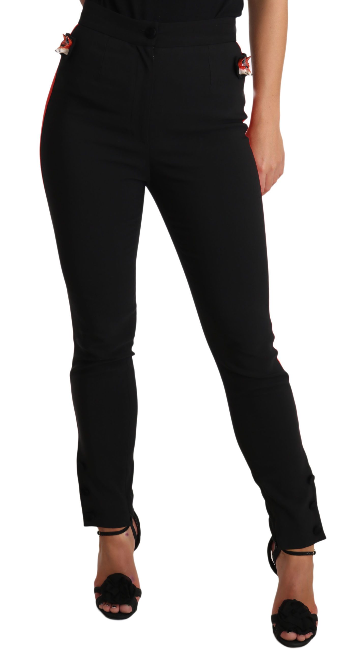 Dolce & Gabbana Women's Trouser Black PAN70075 - IT40|S