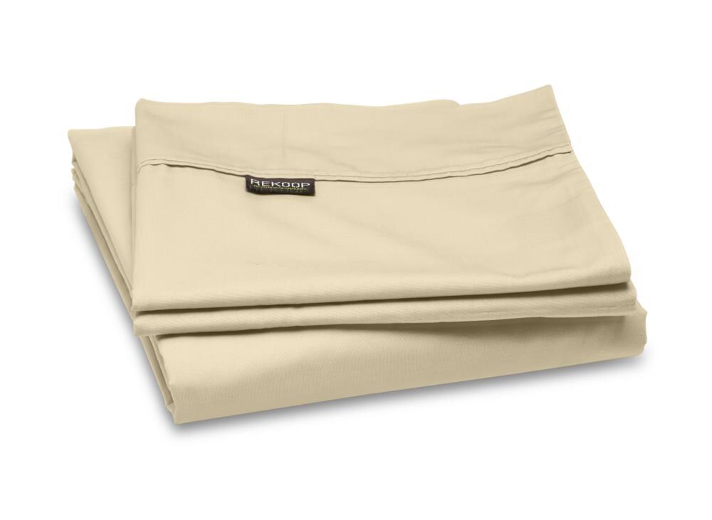 Grace Home Fashions REKOOP Twin Extra Long Cotton Blend Bed Sheet Polyester in White | 250 CVC TWXL WHT PPR