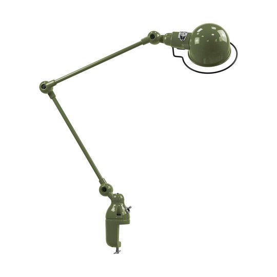 Jieldé Signal SI332-pöytälamppu, kiinnitin, oliivi