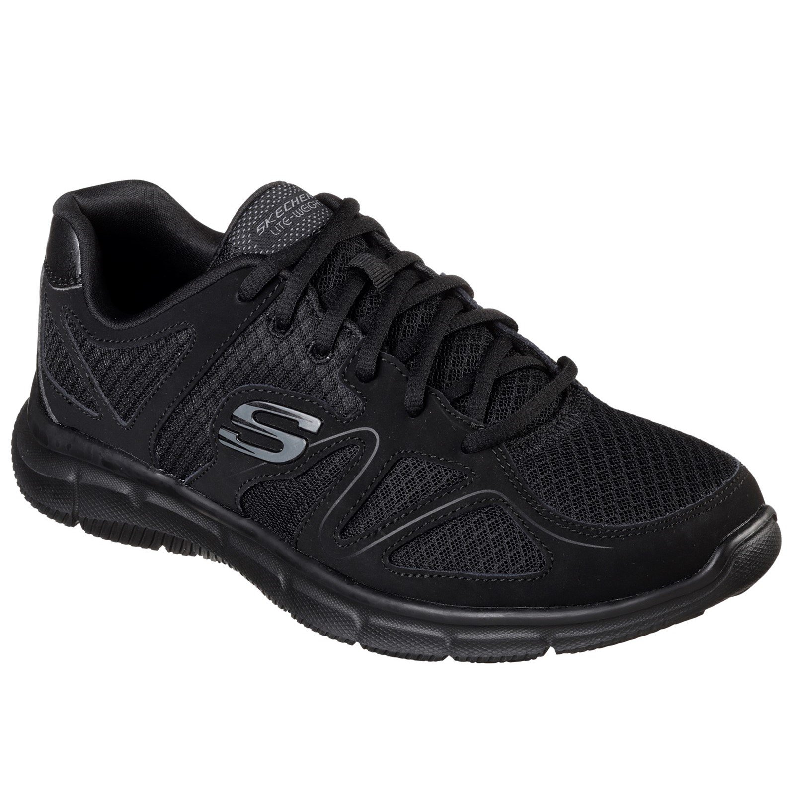 Skechers Men's Verse Flash Point Trainer Various Colours 33122 - Black 7