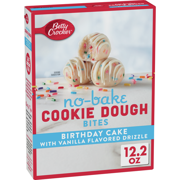 Betty Crocker No-Bake Cookie Dough Bites Birthday Cake 345g