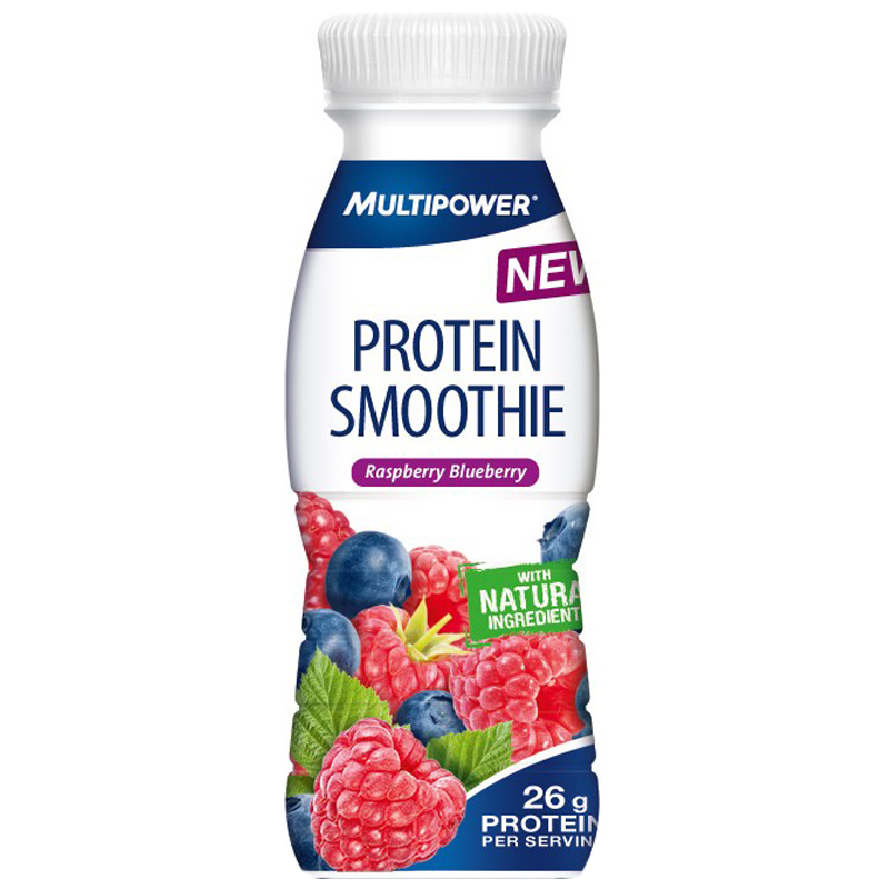 Proteinsmoothie "Blueberry & Raspberry" 330ml - 80% rabatt
