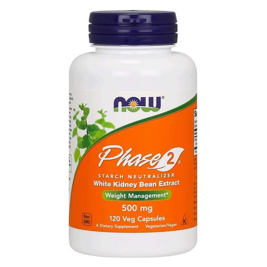 Phase 2 - White Kidney Bean Extract, 500mg - 120 vcaps