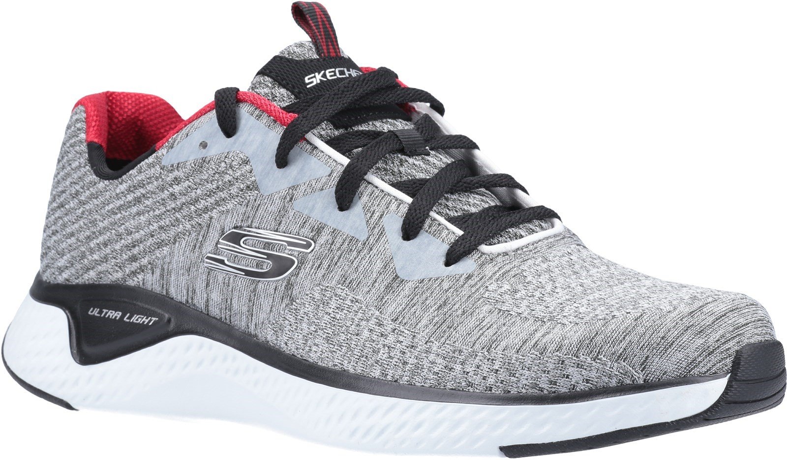 Skechers Men's Solar Fuse Kryzik Trainer Various Colours 32025 - Grey/Black 7