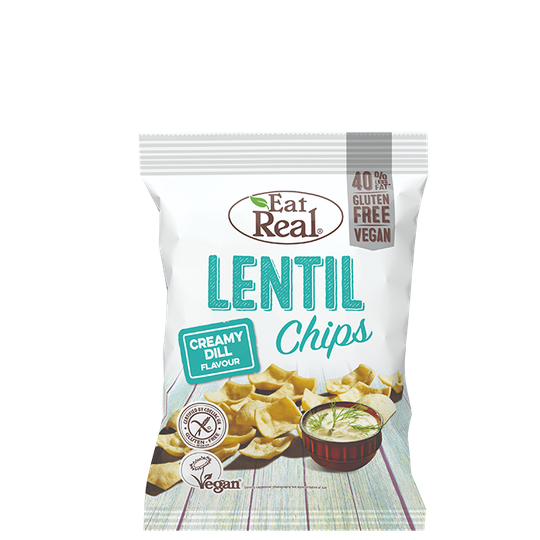 Lentil Chips Creamy Dill, 113 g