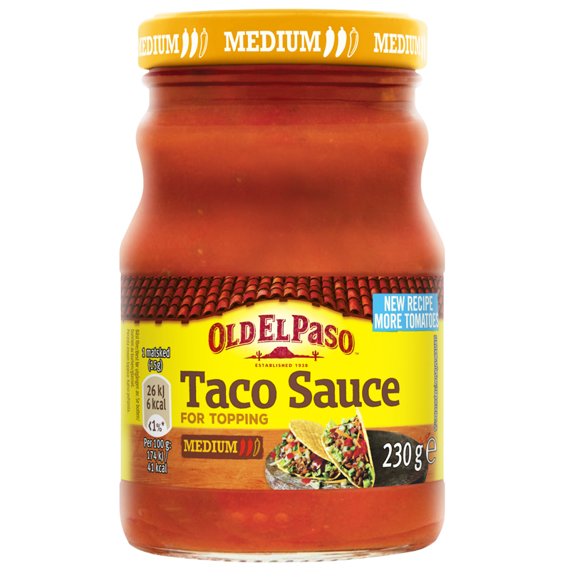 Tacosås Medium 230g - 7% rabatt