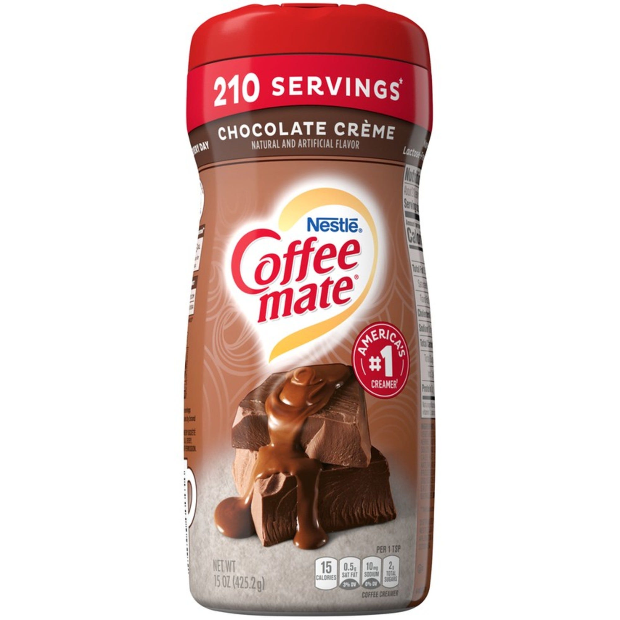 Coffee Mate Powered Creamer, Chocolate Creme - 15 oz
