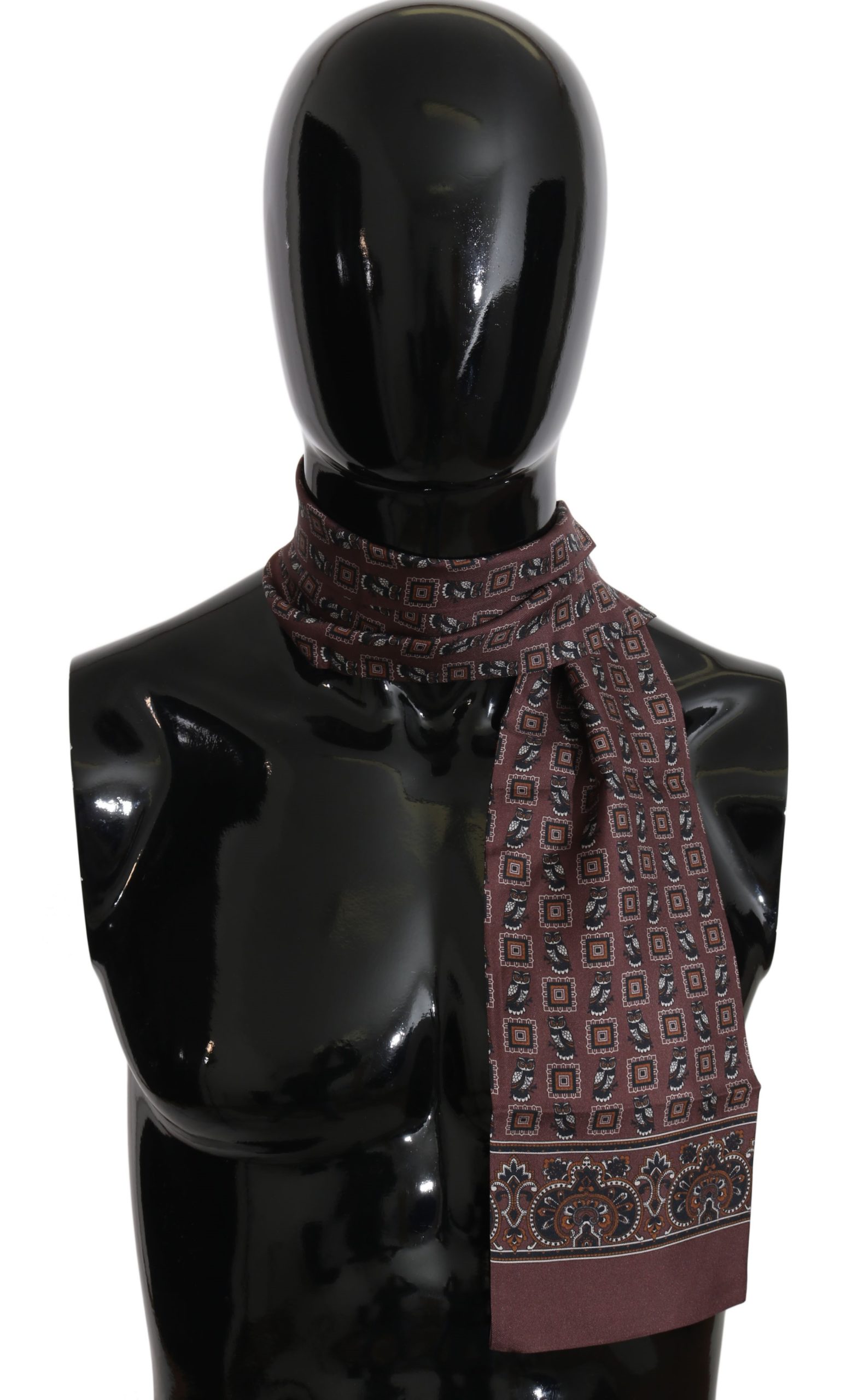 Dolce & Gabbana Men's Scarf Bordeaux MS1757