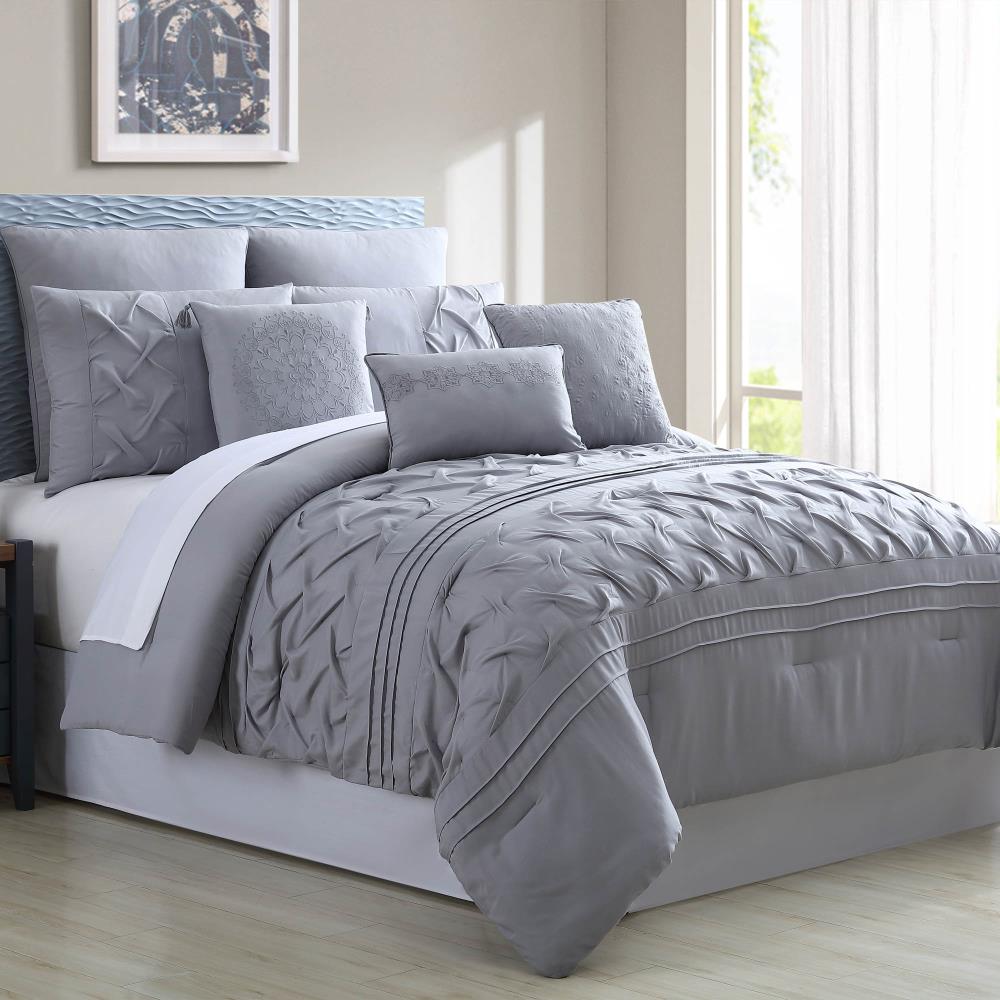 Amrapur Overseas Rowan comforter set Multi Multi Reversible King Comforter (Blend with Polyester Fill) | 38EBJQCF-ROW-KG