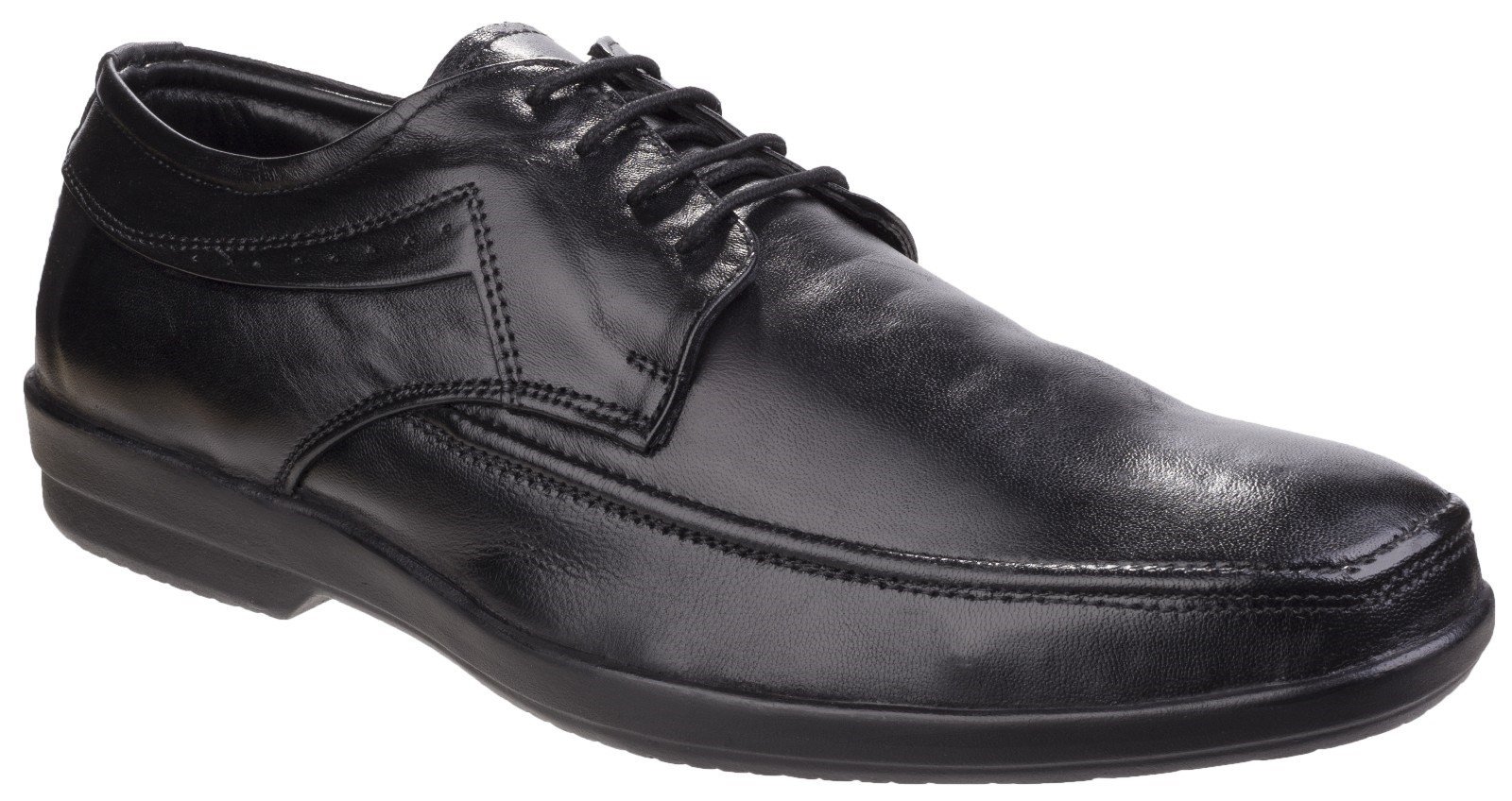 Fleet & Foster Men's Dave Apron Toe Formal Shoe Black 24951-41295 - Black 6