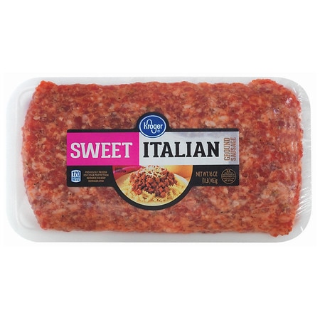 Kroger Sweet Ground Italian Sausage - 16.0 oz