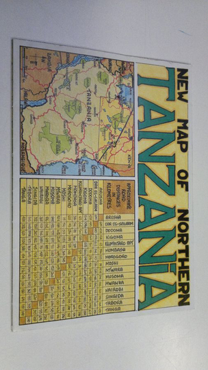 Buy New Map Of Northern Tanzania Online   41665792 3b7f 4486 966e 081b2f5db321.webp