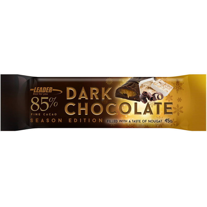 Mörk Choklad-bar Nougat 45g - 80% rabatt
