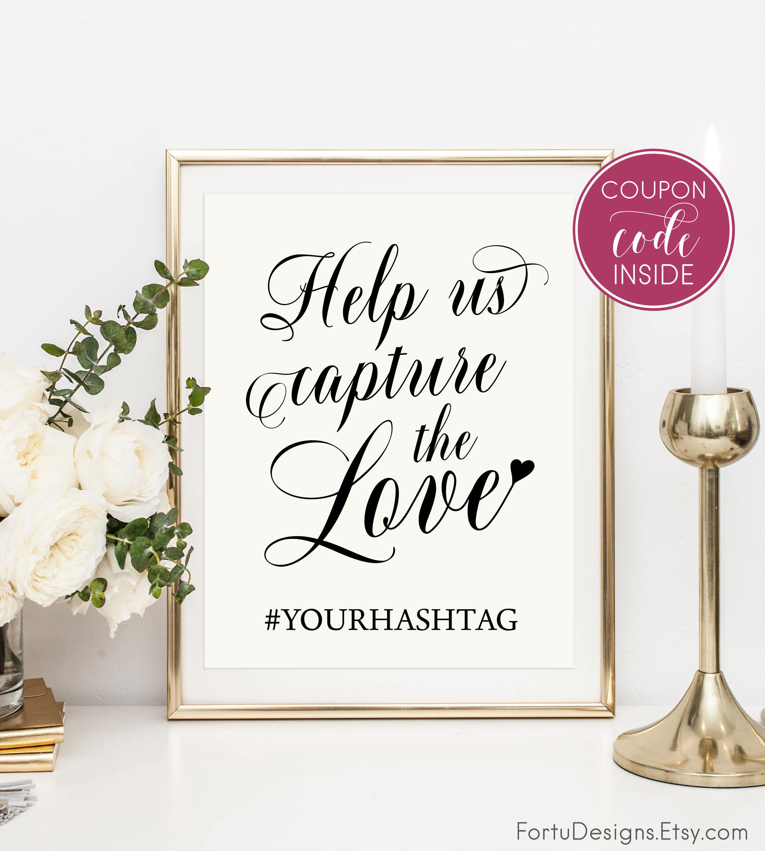 Help Us Capture Wedding Hashtag Sign Printable Wedding Outdoor Signs For Hashtag Printable Nautical