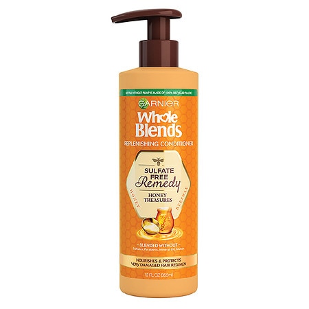 Garnier Whole Blends Sulfate Free Remedy Honey Treasures Conditioner for Dry Hair - 12.0 fl oz