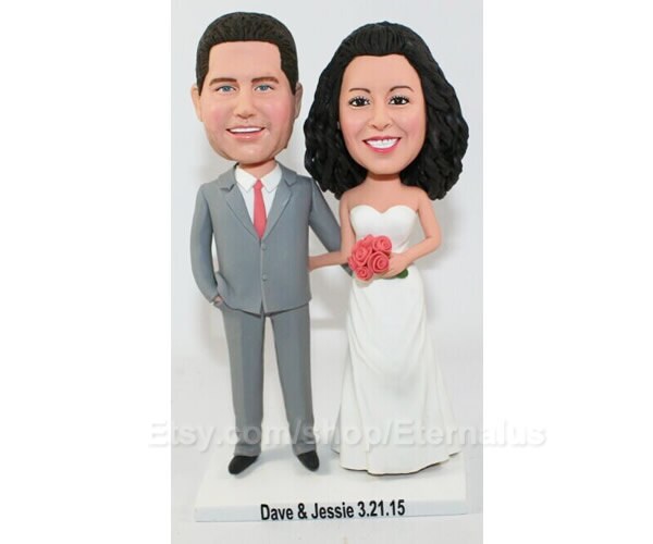 Custom Wedding Cake Topper , Custom , Wedding Figurine