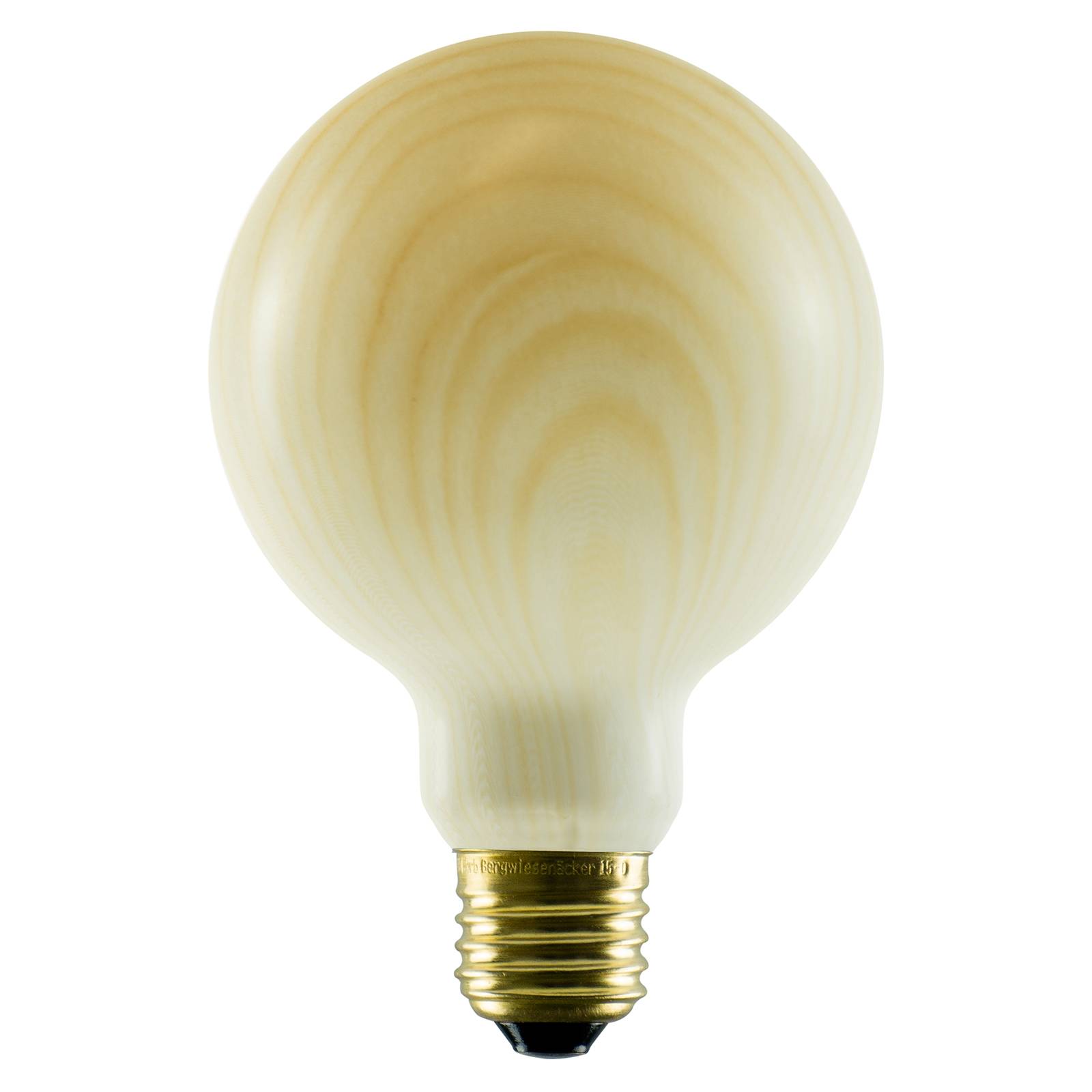 SEGULA LED-globe-lamppu G95 E27 8W puu-design