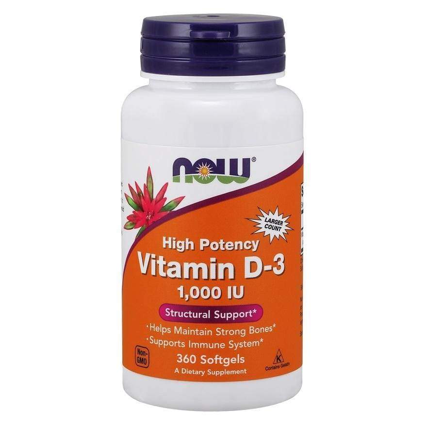 Vitamin D-3, 1000 IU - 360 softgels
