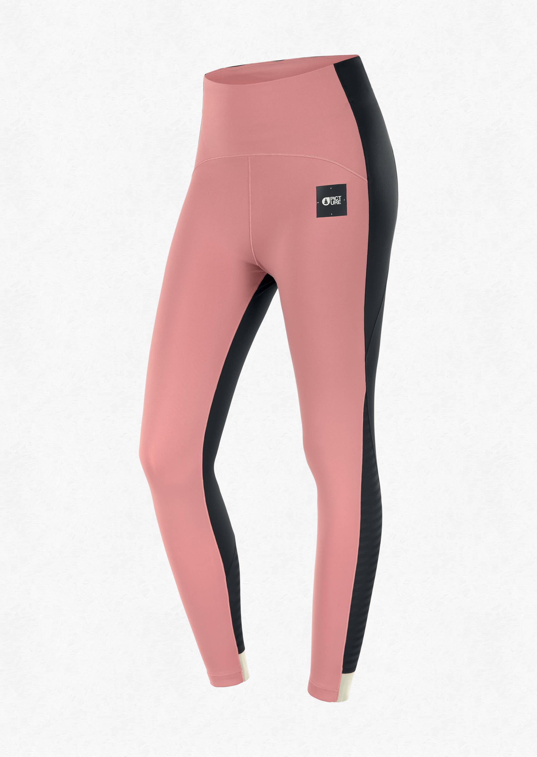 Picture Organic Women's Cidelle 7/8 Tech Leggings - Recycled Polyester, Ash rose / M/L