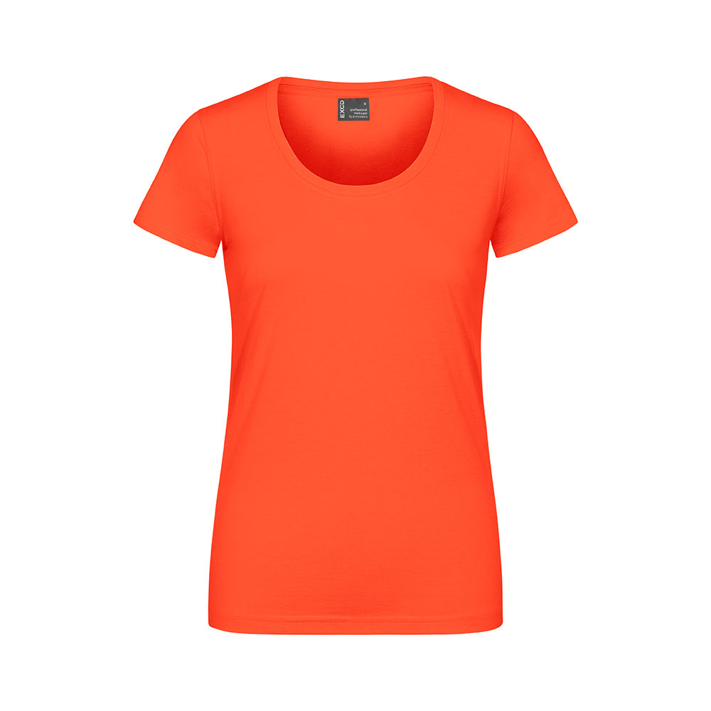 EXCD T-Shirt Plus Size Damen, Dunkelorange, XXXL