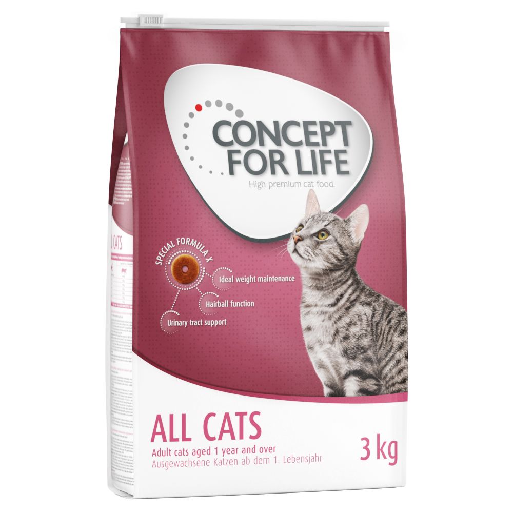 2 x 3kg Concept for Life Dry Cat Food - Save £5!* - Kitten (2 x 3kg)