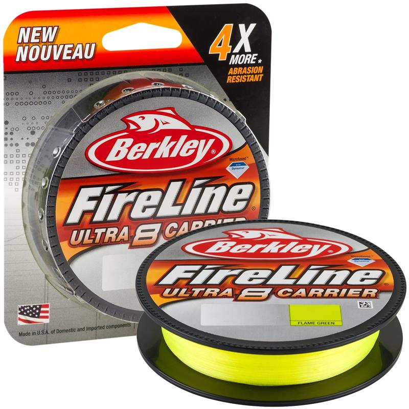 Berkley Fireline Ultra 8 150m 0,25 mm Green - Ny og forbedret superline!