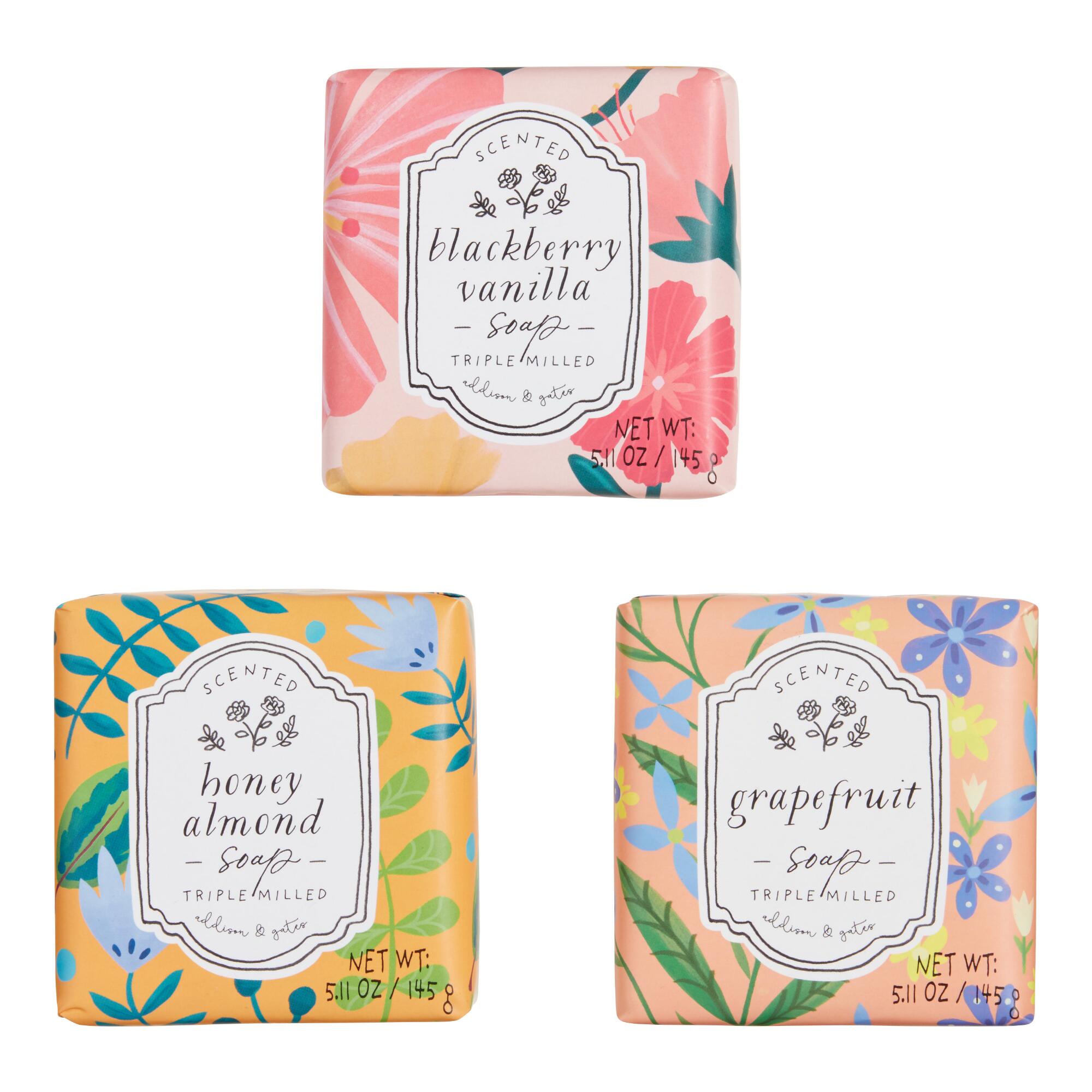 A&G Floral Whimsy Bar Soap: Multi - Paper by World Market