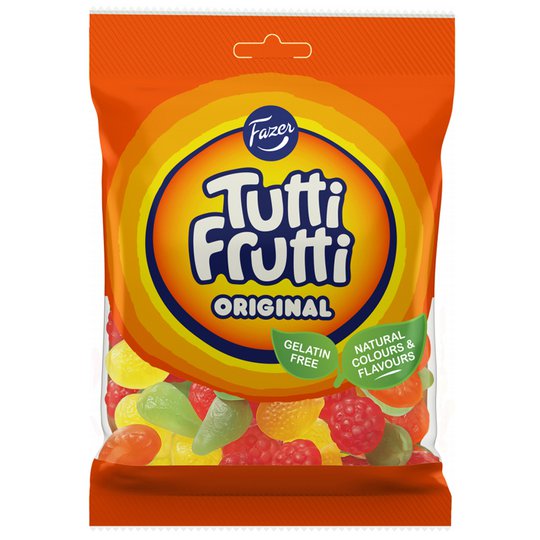 Karkkipussi "Tutti Frutti Original" 120g - 20% alennus