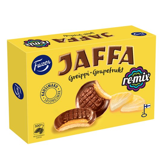 Jaffa Remix Greippi Täytekeksit - 35% alennus
