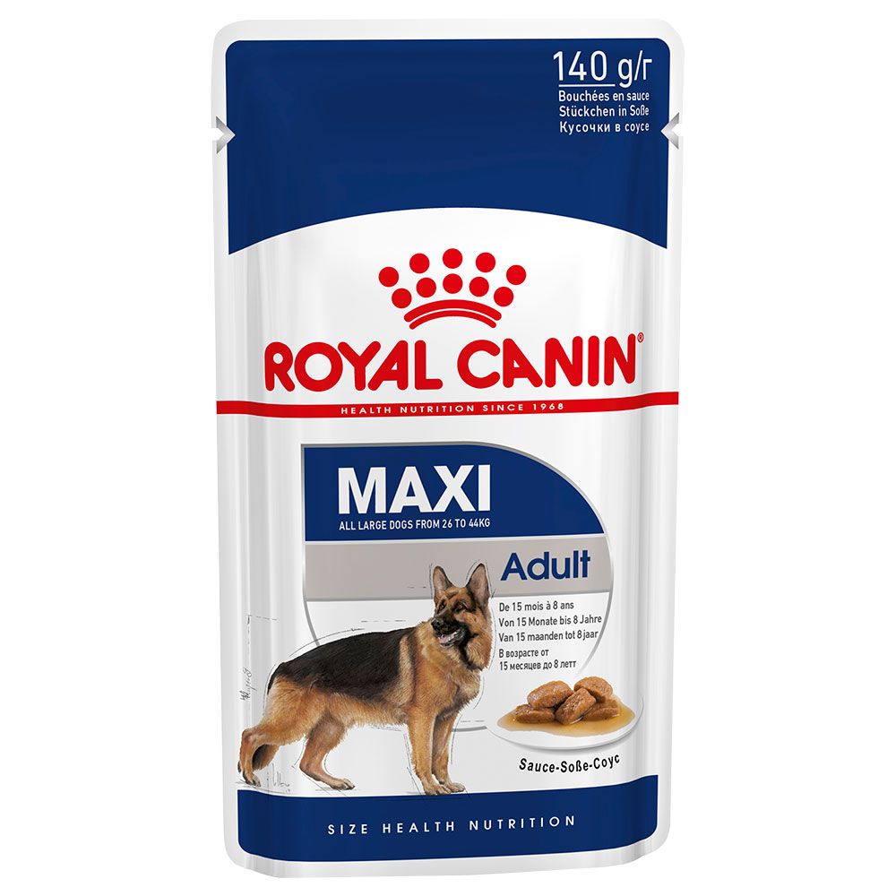 Royal Canin Wet Maxi Adult - Saver Pack: 40 x 140g