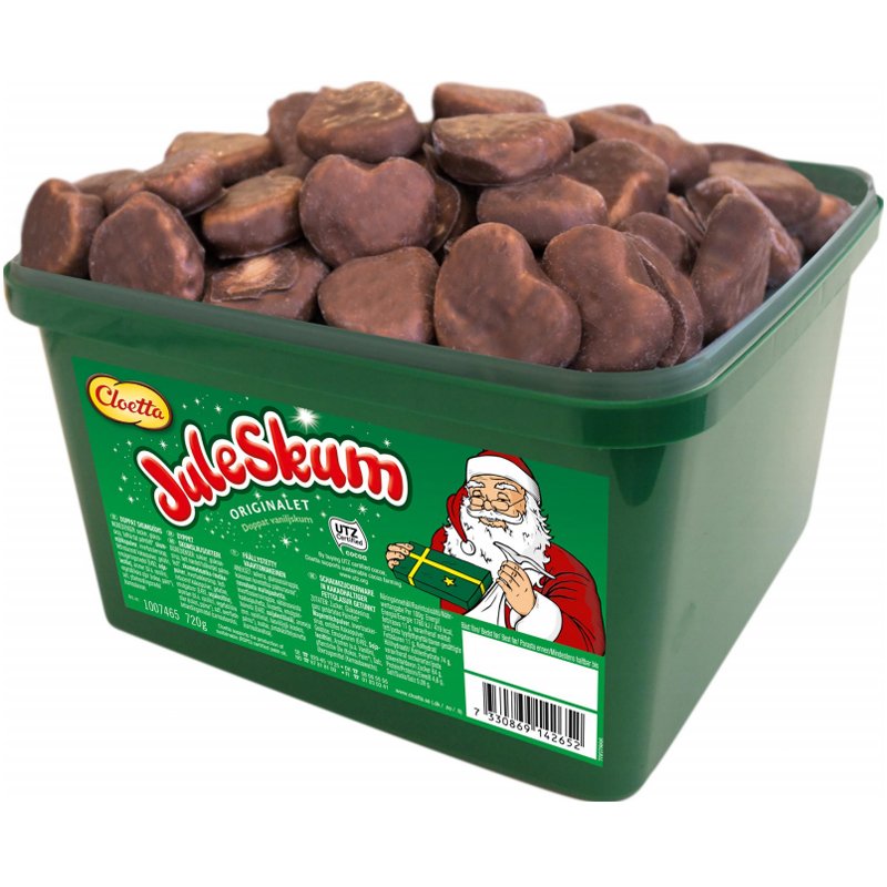 Hel Låda Godis "Juleskum Choklad" 720g - 41% rabatt