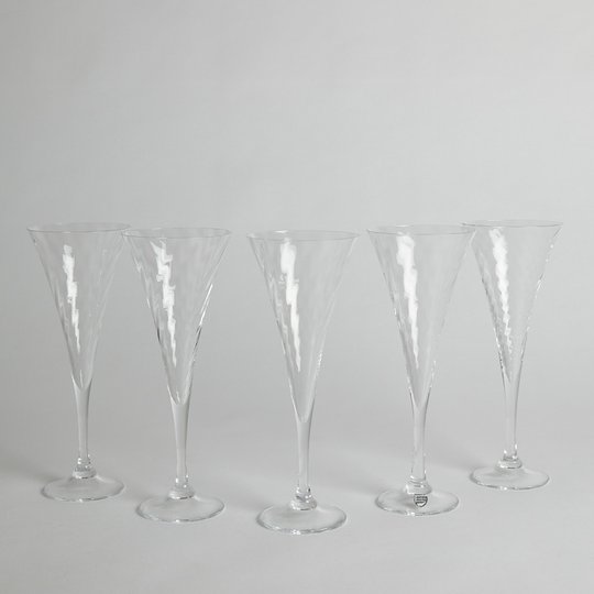 Orrefors - SÅLD Champagneglas "Helena" 5 st