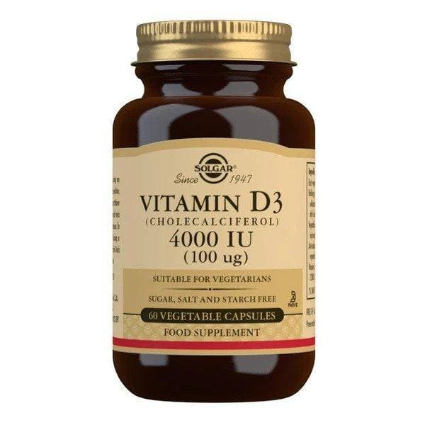 Vitamin D3 Choleclaciferol, 100mcg - 60 vcaps