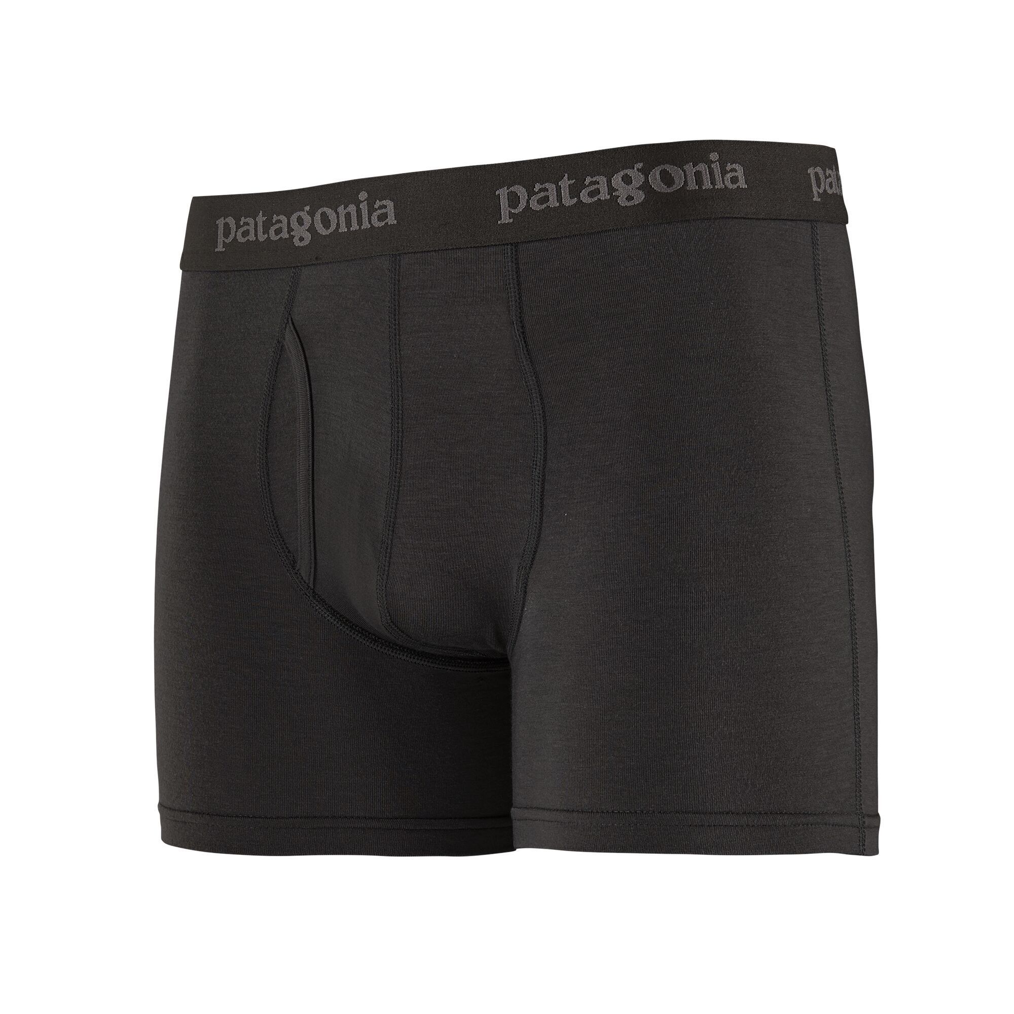 Patagonia Essential Boxer Briefs - From Wood-based TENCEL, Black / S / 3"