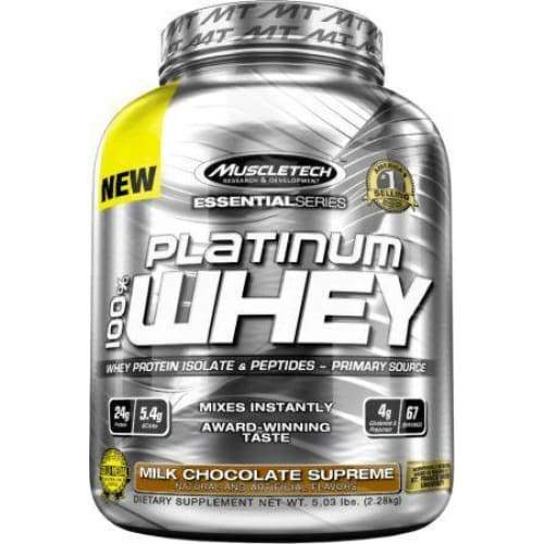 Platinum 100% Whey, Milk Chocolate Supreme - 2280 grams