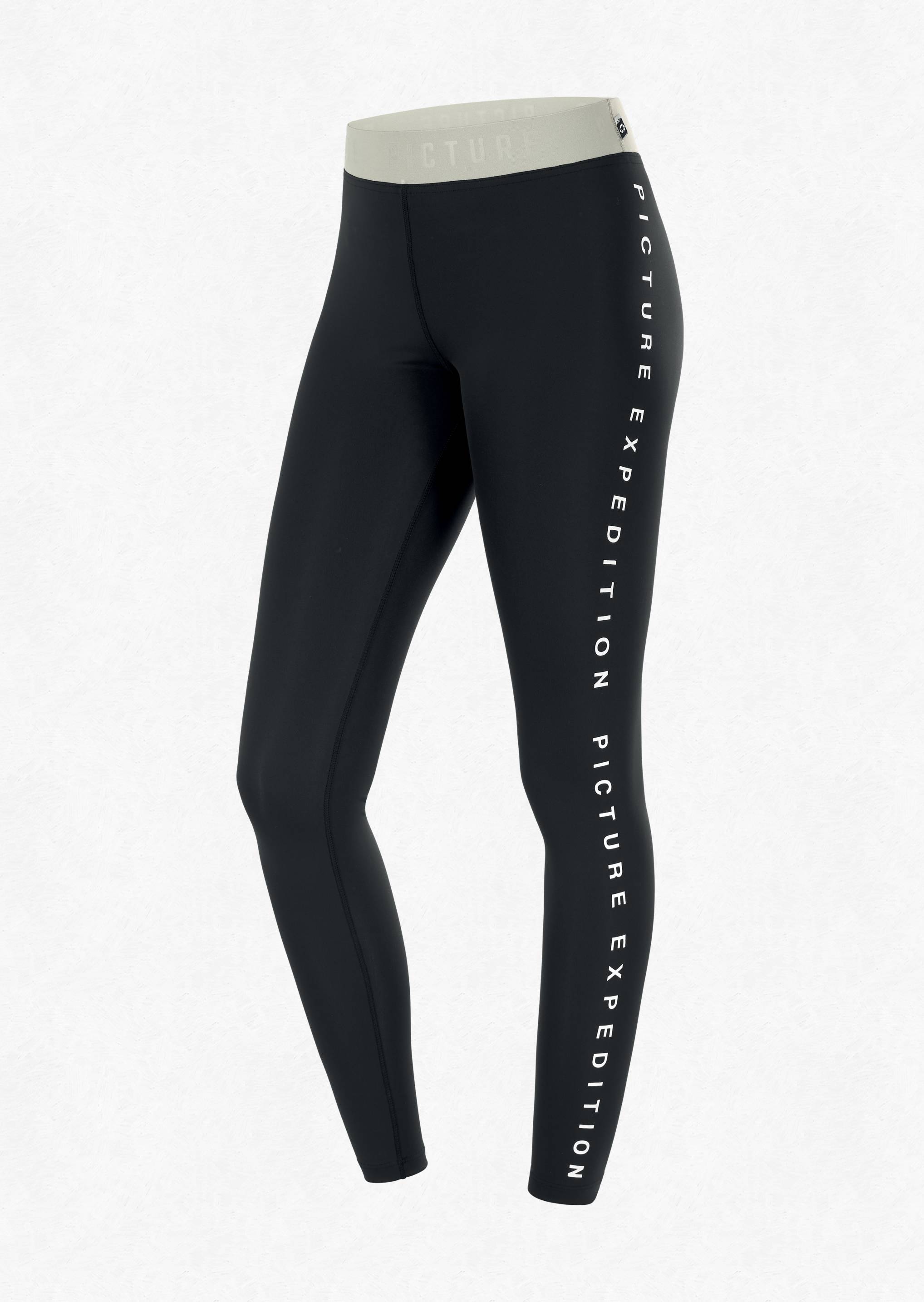 Picture Organic Women's Cintra Tech Leggings - Recycled Polyester, Black / XS/S