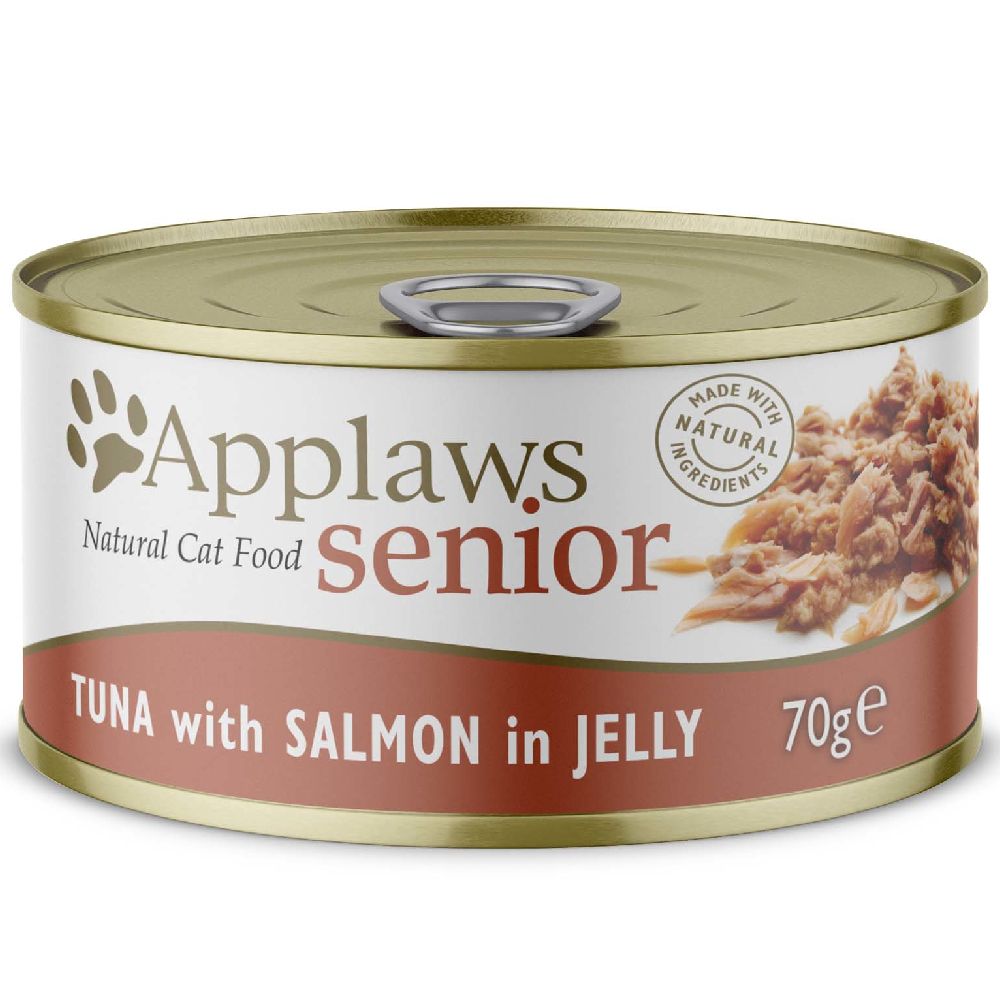 Applaws Senior Cat Food 70g - Senior Tuna with Salmon 24 x 70g