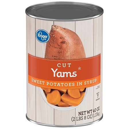 Kroger Cut Yams in Syrup - 40.0 oz