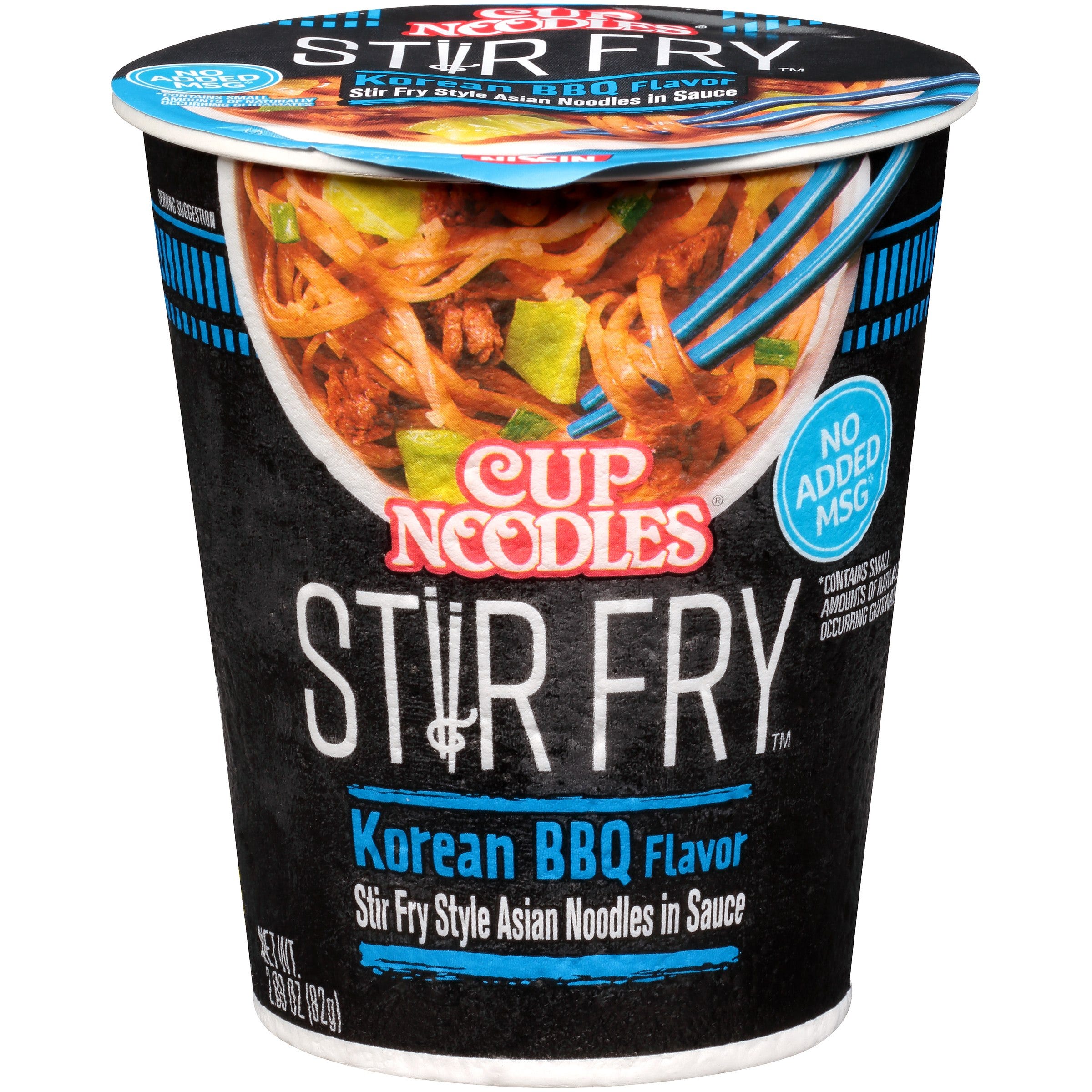 Nissin Cup Noodles Stir Fry, Korean BBQ - 2.89 oz