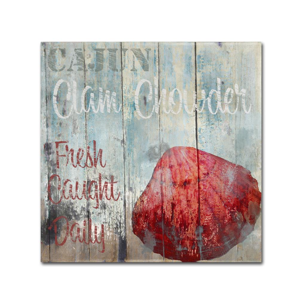 Trademark Fine Art Color Bakery "New Orleans Seafood IV" 35x35 Canvas Art | ALI4091-C3535GG