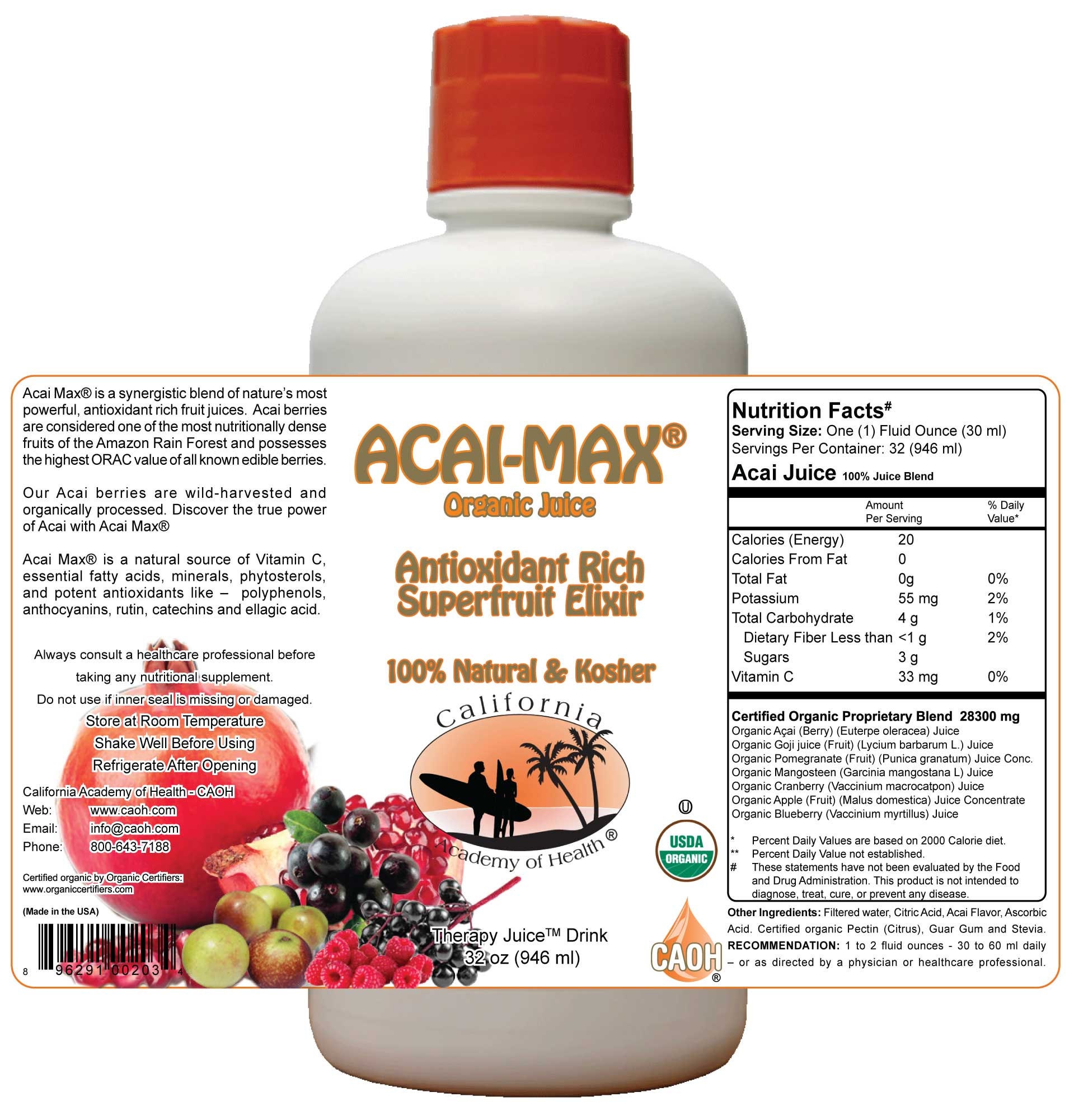 Acai Max - Organic Juice Blend
