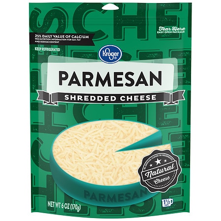 Kroger Shredded Parmesan Cheese - 6.0 oz