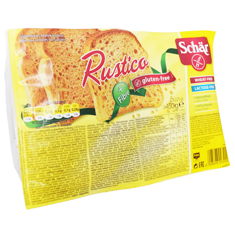 Bröd "Rustico" Glutenfritt 450g - 43% rabatt