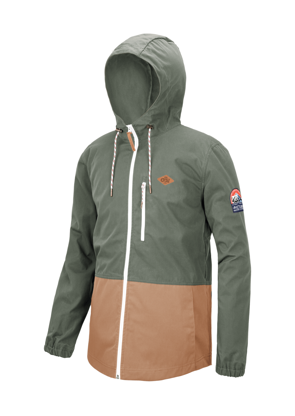 Picture Organic Men's Surface Jacket - Recycled Polyester, Army Green / M